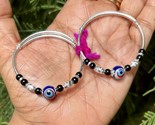 Bracelet de protection contre les mauvais yeux argent 999 Nazariya enfan... - $43.95