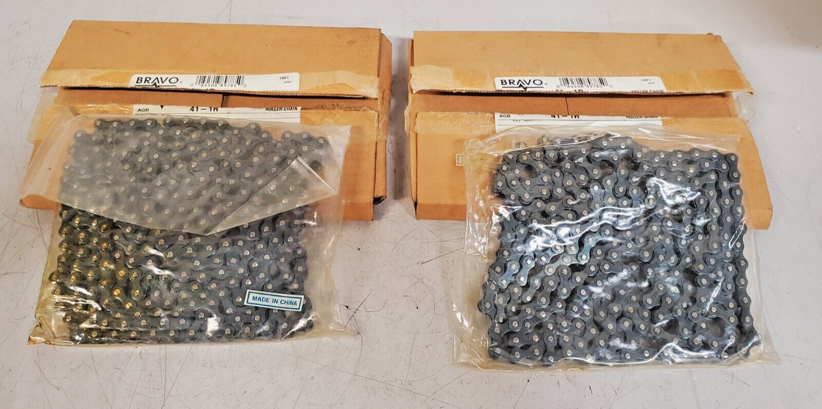2 Quantity of Bravo Standard Roller Chains AGB 41-1R | 10F1 | J252 (2 Qty) - $42.74