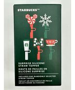 Disney Parks Starbucks Christmas Surprise Silicone Straw Topper Mystery ... - $526.47 MXN