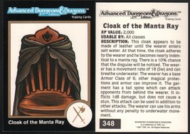 1991 TSR AD&amp;D Gold Border Fantasy Art RPG Card 348 Dungeons &amp; Dragons Magic Item - £5.51 GBP