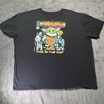 Star Wars The Mandalorian &quot;This Is The Way&quot; Black Graphic T-Shirt Men’s ... - $21.00