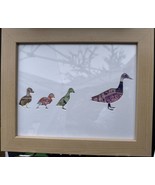 Duck &amp; Ducklings! - Vintage Postage Stamp Collage Art - €59,44 EUR