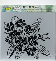 Crafter&#39;s Workshop Template 12&quot;X12&quot;-Plumeria - $16.08