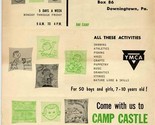 YMCA Camp Castle Downingtown Pennsylvania Information &amp; Registration She... - $17.82