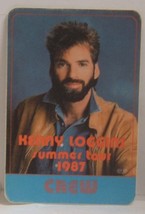 KENNY LOGGINS - VINTAGE ORIGINAL CONCERT TOUR CLOTH BACKSTAGE PASS - €8,76 EUR