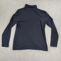 GAP Womens Turtleneck Sweater XL Black Long Sleeve Pullover Stretch Knit Casual - $23.13