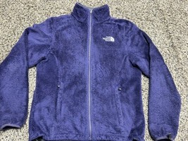 The North Face Dark Purple Full Zip Fleece Jacket Sz S - £7.16 GBP