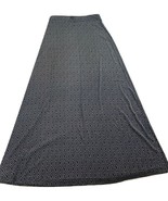 TapeMeasure Womens Large Geometric Print Maxi Skirt black Boho Flowy Str... - $9.95