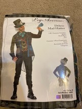 Men&#39;s &#39;Deluxe Mad Hatter&#39; Costume - Cosplay - Renaissance Fair Garb Size Medium - £45.05 GBP
