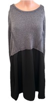 Sweater Dress By Lane Bryant Black/Grey Shimmer Woman’s Size 14/16 - $222.50 MXN