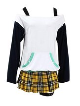 ZYHCOS Adult US Size Cosplay Costume Plaid Short Skirt Sling Dress (X-Large) Whi - $48.99+