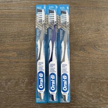 Lot 3 Oral-B Manual All In One Toothbrush Pro-Health Grey + Blue SOFT NEW - £11.40 GBP