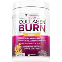 Multi Collagen Burn: MultiType Hydrolyzed Protein Peptides with Hyaluron... - $92.98