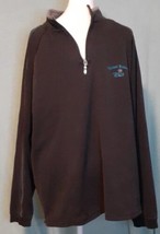 Tommy Bahama Golf Mens Size Large Embroidered TB18 Pullover 1/4 Zip Gray - £17.31 GBP
