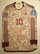 Alexis Vega #10 Mexico 2022 World Cup Qatar Match Away Long Sleeve Soccer Jersey - £87.92 GBP