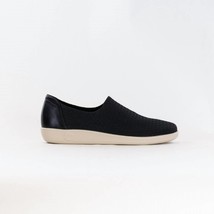 Ecco women&#39;s soft 2.0 slip on sneaker in BLACK/BLACK - $93.00