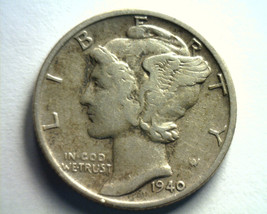 1940 MERCURY DIME VERY FINE/EXTRA FINE+ VF/XF+ VERY FINE/EXTREMELY FINE+... - $4.95