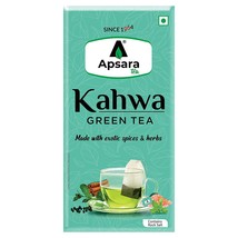 Green Tea 36 Tea Bags Detoxifying Kahwa Green Tea Spiced Green Tea FREE SHIP   . - $34.63