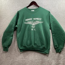 VTG Bixby Oklahoma Sweatshirt Large? Soccer Club Green Hanes - £10.54 GBP
