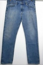 Polo Ralph Lauren 867 Classic Straight Fit Leg Men&#39;s W36 L34 Medium Blue J EAN S - £32.03 GBP