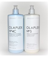 Olaplex No. 4C shampoo and No. 5 conditioner 33.8 oz. with Pump, Authentic - $2,057.66 MXN