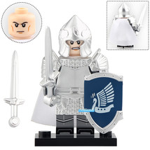 Swan Knight (Gondor Soldier) Lord of the Rings Lego Compatible Minifigure Bricks - £2.36 GBP