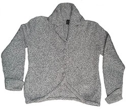 Alpakaandmore Womens 100% Babyalpaca Wool Cardigan Grey (X-Large) - $187.85