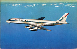 United Air Lines DC-8 Jet Maintainer  Vintage Postcard (D9) - £4.59 GBP