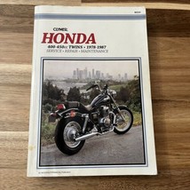 1978-1987 Honda 400 - 450 Twins Motorcycle Service Manual / Clymer M334 - $18.99