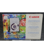 Canon PowerShot ELPH S500 500 5.0MP Digital Camera With Charger - $69.29