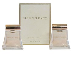Vintage Ellen Tracy 2 X 5 Ml Eau De Parfum Miniature For Women - £15.91 GBP