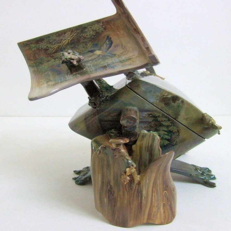 Hand Painted One Of A Kind Russian Lacquer Box "Ural Tales" By N. Zotov-
show... Item image 4
