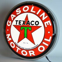 Texaco Motor Oil Backlit Led Neon Light Sign 15&quot;x15&quot; - £159.83 GBP