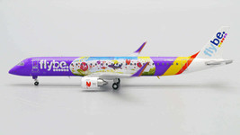 Flybe Embraer E-195 G-FBEM Kids &amp; Teens JC Wings LH4BEE232 LH4232 Scale 1:400 - £37.52 GBP