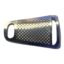 dollhouse miniature metal grater cheese grater kitchen tool food grater silver - £6.28 GBP