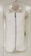 Tangerine Brand Jacquard Fleece Vest White Womens Sz S-M  NWT INCREDIBLE... - $401.16 MXN