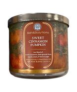 Bath and Body Works Sweet Cinnamon Pumpkin Candle 3-Wick Scented Fall 14... - $21.77