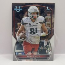 2022 Bowman Chrome University Football Josh Whyle Base #89 Cincinnati Be... - £1.57 GBP