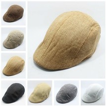 DH Newsboy Beret Hat One Size peaked cap 7 Colors For Men Women Youth - £6.30 GBP