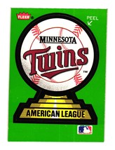 1988 Fleer #NNO Minnesota Twins Minnesota Twins - $3.00