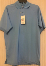 Guide Series Mens Blue Shortsleeved Fishing Polo  Size L Sky Blue Ships ... - $34.53