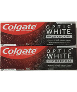2x Colgate Optic White with Charcoal Toothpaste Cool Mint 90 mL Non H2O2... - $16.57