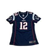 New England Patriots Tom Brady #12 Nike NFL Women&#39;s Blue Jersey Size Small - £31.92 GBP