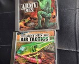 LOT OF 2 Army Men : AIR TACTICS+ARMY MEN PC / GAMES WITH FRONT AND BACK ... - $14.84