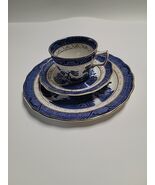 3  Royal Doulton Majestic Collection Booths Real Old Willow Cup,saucer, ... - $44.55