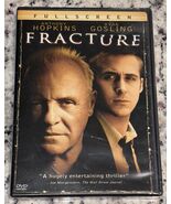Fracture DVD Fullscreen Anthony Hopkins Ryan Gosling New Sealed - $6.92