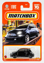 Matchbox 2019 Fiat 500 Turbo BLACK  2023 Matchbox #16 - £6.12 GBP