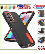 Heavy-Duty Protective Case for Galaxy A15 with Built-In Kickstand - Blac... - $385.67 MXN
