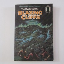 Mystery Of Blazing Cliffs Paperback Book Three Investigators Series Vintage 80s - £22.01 GBP