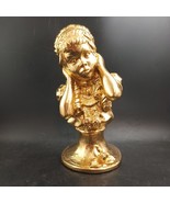 ALTERED Kendrick Universal Statuary Girl Figurine, Signed, c1971, GILDED... - €42,89 EUR